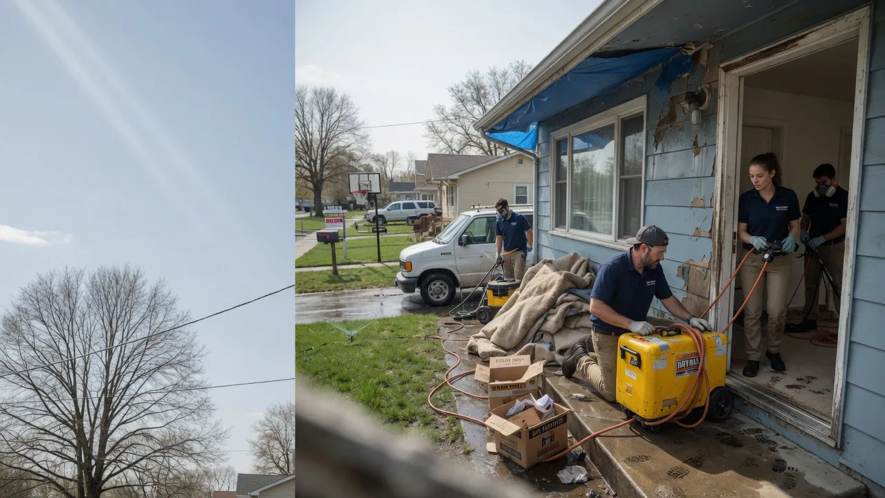Basement Flood Cleanup in Blair, OK near me